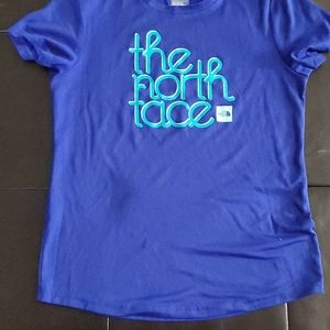 GIRLS NORTHFACE DRI FIT T SHIRT SIZE M (10/12)